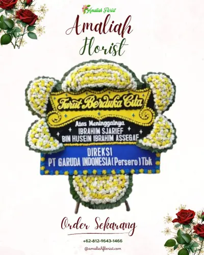 Papan Bunga Duka di Mangunjaya
